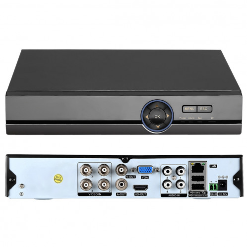 COTIER A41U-ZS 5 en 1 4 canaux Dual Stream H.264 1080N AHD DVR, Prise en charge des signaux AHD / TVI / CVI / CVBS / IP (noir) SC249B56-014