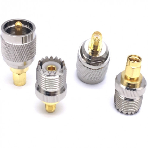 4 PCS / Set UHF PL259 SO239 au convertisseur de test de connecteur RF de prise SMA SH68421792-04