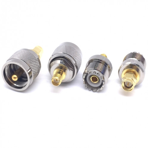 4 PCS / Set UHF PL259 SO239 au convertisseur de test de connecteur RF de prise SMA SH68421792-04