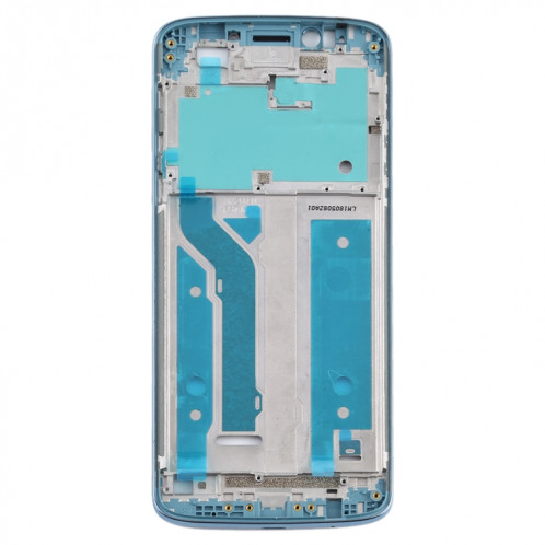 Boîtier avant LCD cadre lunette pour Motorola Moto E5 Plus (bleu) SH093L440-06