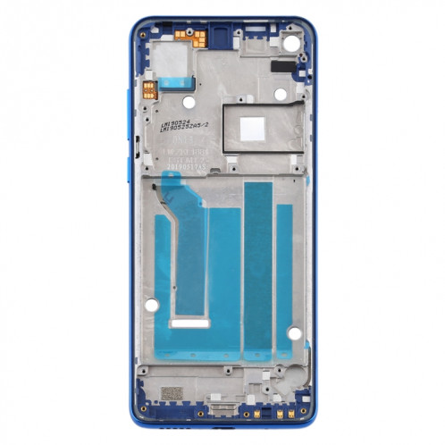 Boîtier avant LCD cadre lunette pour Motorola Moto One Vision (bleu) SH095L794-06
