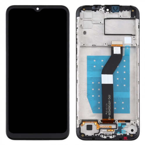 Écran LCD et numériseur complet avec cadre pour Motorola Moto G8 Power Lite (noir) SH099B1313-06