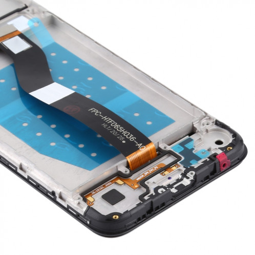 Écran LCD et numériseur complet avec cadre pour Motorola Moto G8 Power Lite (noir) SH099B1313-06