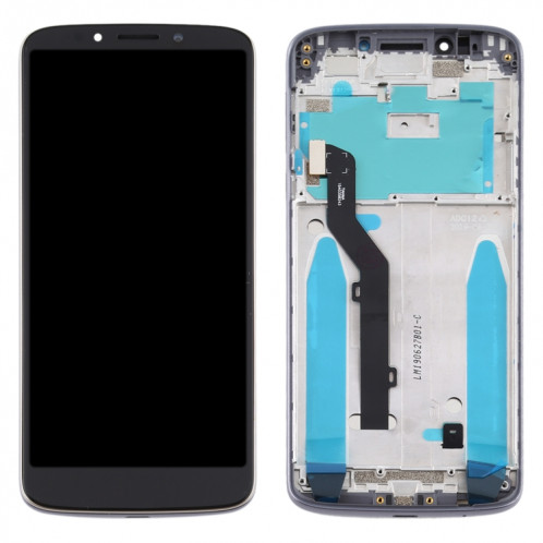 Écran LCD et numériseur complet avec cadre pour Motorola Moto E5 / G6 Play (Brésil) (gris) SH03HL1464-06