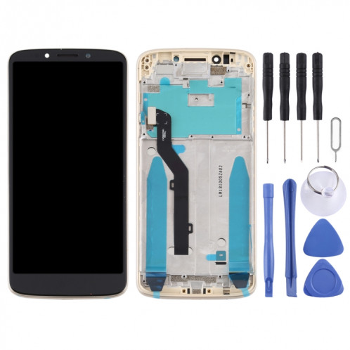 Écran LCD et numériseur complet avec cadre pour Motorola Moto E5 / G6 Play (Brésil) (or) SH03JL896-06