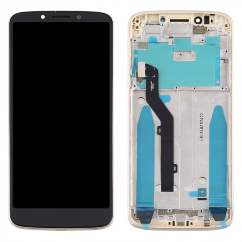 Écran LCD et numériseur complet avec cadre pour Motorola Moto E5 / G6 Play (Brésil) (or) SH03JL896-06