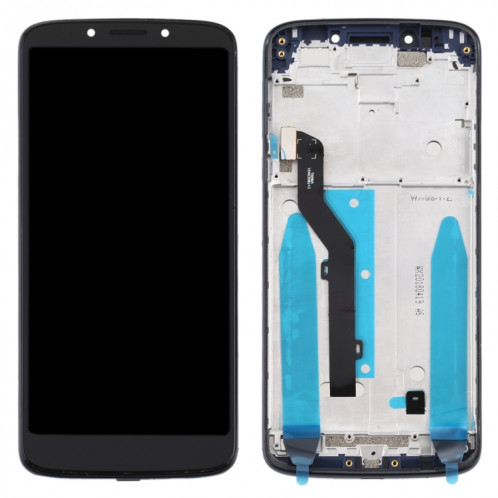 Écran LCD et numériseur complet avec cadre pour Motorola Moto G6 Play (noir) SH05BL1422-06