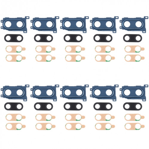 Pour Huawei Enjoy 9 Plus 10pcs Cache d'objectif d'appareil photo (Bleu) SH206L1468-05