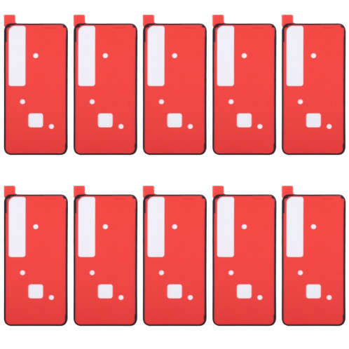 10 pièces adhésives de couverture de boîtier arrière d'origine pour Xiaomi Mi 10 Pro 5G / Mi 10 5G SH02451915-05