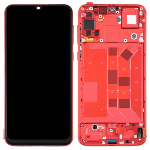 Écran LCD et numériseur complet avec cadre pour Huawei Nova 5 Pro (rouge) SH468R1989-06