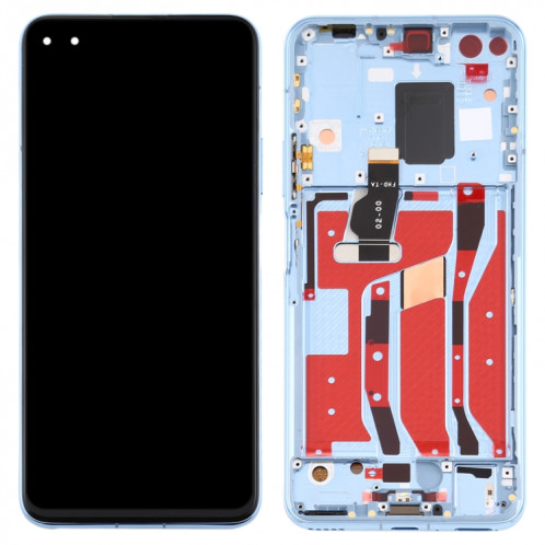 Écran LCD et numériseur complet avec cadre pour Huawei Nova 6 5G (bleu) SH474L1175-06