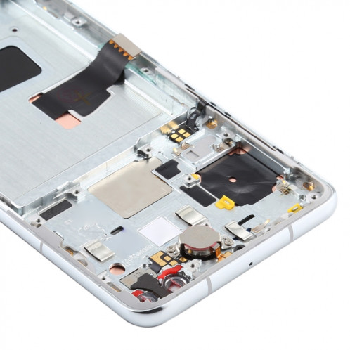 Écran LCD et numériseur complet avec cadre pour Huawei P40 (argent) SH476S660-06