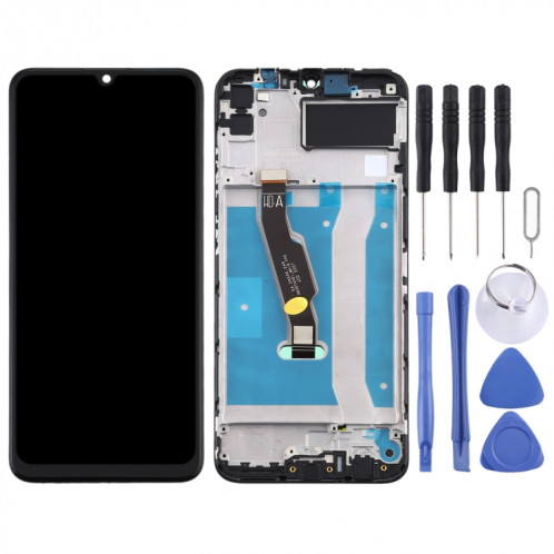 Écran LCD et numériseur complet avec cadre pour Huawei Y6p (noir) SH477B1278-06