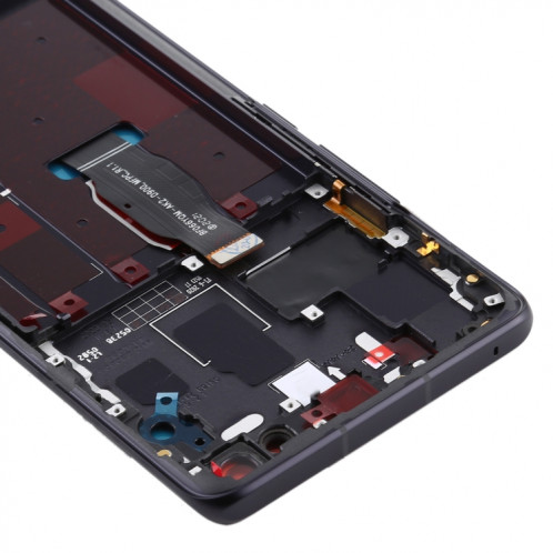 Écran LCD OLED d'origine pour Huawei Nova 7 Pro 5G Digitizer Assemblage complet avec cadre (Noir) SH479B1990-06