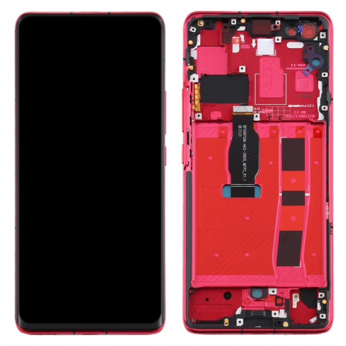 Écran LCD OLED d'origine pour Huawei Nova 7 Pro 5G Assemblage complet du numériseur avec cadre (rouge) SH479R752-06
