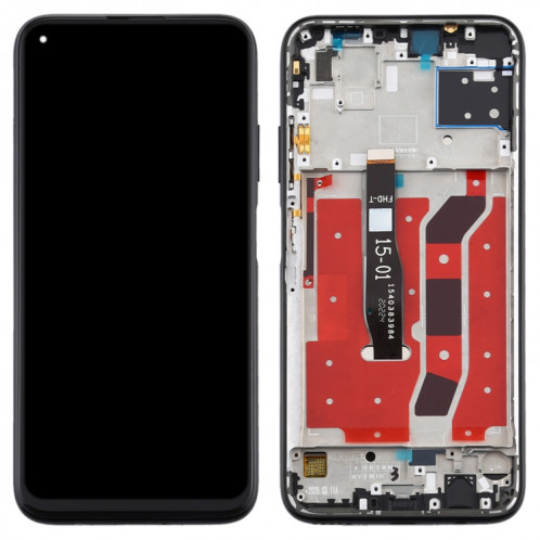 Écran LCD et numériseur complet avec cadre pour Huawei P40 Lite (noir) SH482B579-06