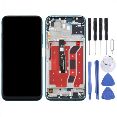 Écran LCD et numériseur complet avec cadre pour Huawei P40 Lite (vert) SH482G1849-06