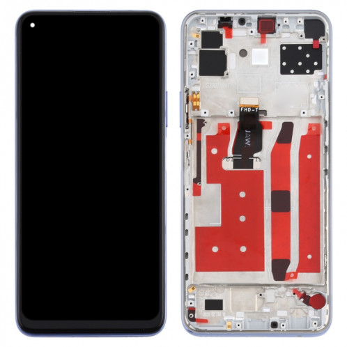 Écran LCD et numériseur complet avec cadre pour Huawei Nova 7 SE (argent) SH483S257-06