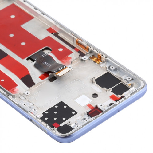 Écran LCD et numériseur complet avec cadre pour Huawei Nova 7 SE (argent) SH483S257-06