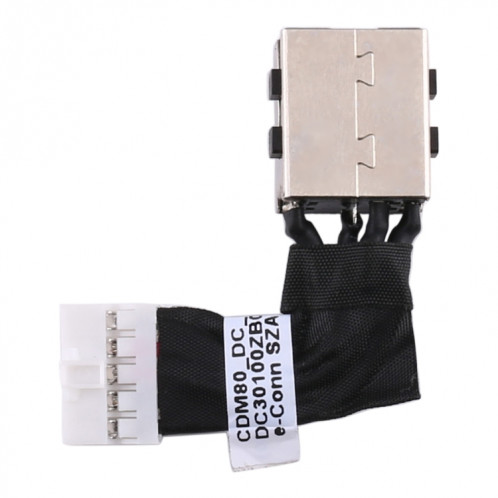 Connecteur de prise d'alimentation avec câble flexible pour Dell Latitude e5580 m3520 098c6h SH0524863-03