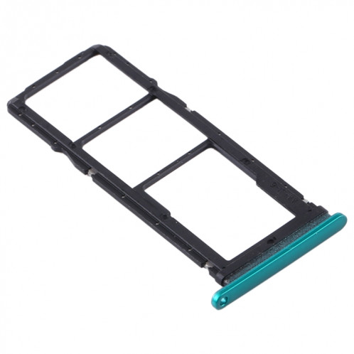 Plateau de la carte SIM + plateau de la carte SIM + plateau de la carte Micro SD pour Huawei Y7p (vert) SH583G821-04