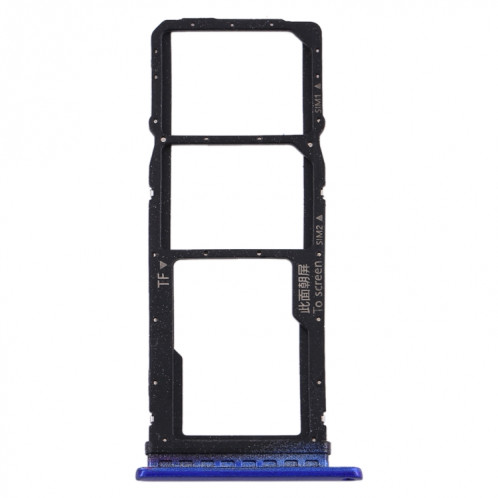 Plateau pour carte SIM + Plateau pour carte SIM + Plateau pour carte Micro SD pour Huawei Y7p (Bleu) SH583L857-04
