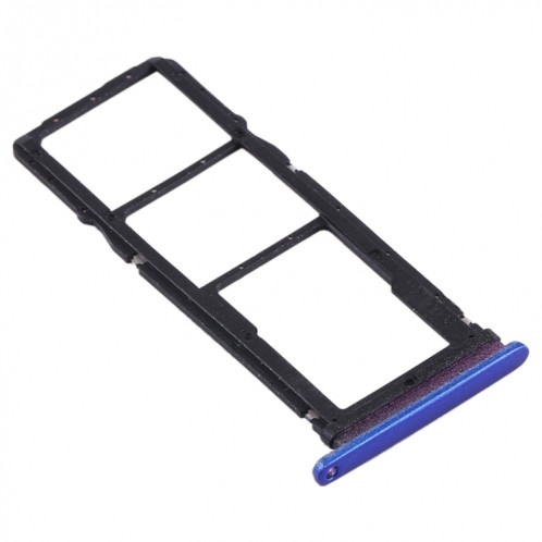 Plateau pour carte SIM + Plateau pour carte SIM + Plateau pour carte Micro SD pour Huawei Y7p (Bleu) SH583L857-04