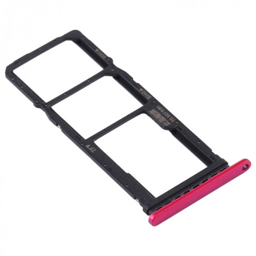 Plateau pour carte SIM + Plateau pour carte SIM + Plateau pour carte Micro SD pour Huawei Y7p (Rose Rouge) SH83RR306-04