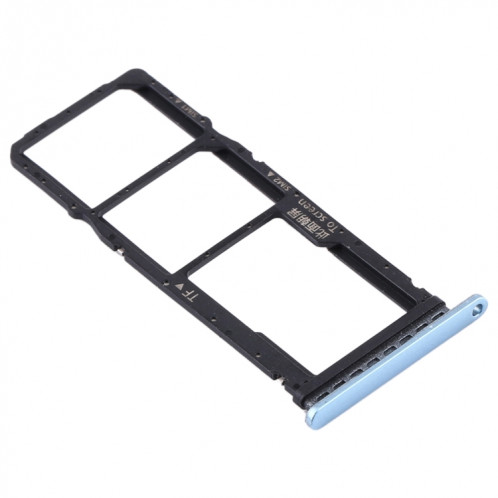 Plateau pour Carte SIM + Plateau pour Carte SIM + Plateau pour Carte Micro SD pour Huawei Y7p (Bleu Bébé) SH83TT1078-04