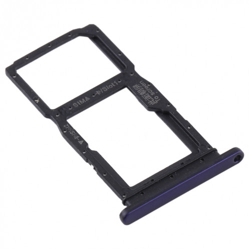 Plateau pour Carte SIM + Plateau pour Carte SIM / Plateau pour Carte Micro SD pour Huawei Y9s (Violet) SH584P1762-04