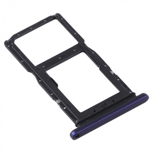 Plateau pour Carte SIM + Plateau pour Carte SIM / Plateau pour Carte Micro SD pour Huawei Y9s (Violet) SH584P1762-04