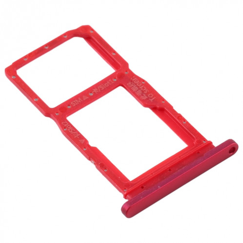 Plateau pour Carte SIM + Plateau pour Carte SIM / Plateau pour Carte Micro SD pour Huawei Y9s (Rouge) SH584R1015-04