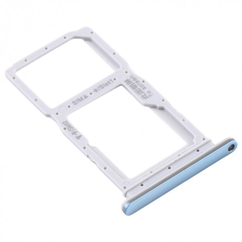 Plateau pour Carte SIM + Plateau pour Carte SIM / Plateau pour Carte Micro SD pour Huawei Y9s (Bleu Bébé) SH84TT1666-04