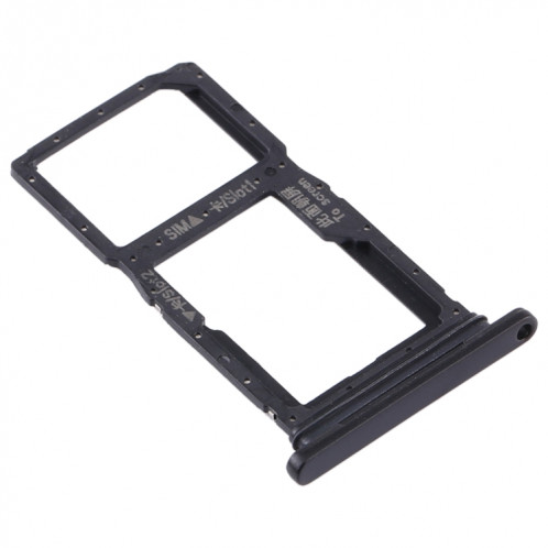Plateau pour Carte SIM + Plateau pour Carte SIM / Plateau pour Carte Micro SD pour Huawei Y9s 2020 (Noir) SH585B646-04