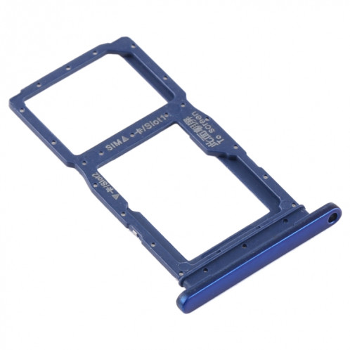 Plateau pour Carte SIM + Plateau pour Carte SIM / Plateau pour Carte Micro SD pour Huawei Y9s 2020 (Bleu) SH585L1687-04