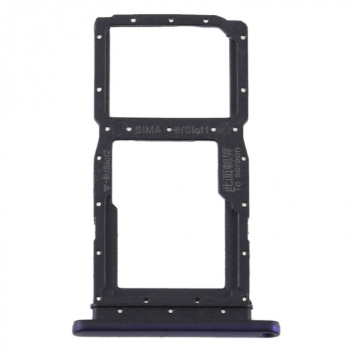 Plateau pour Carte SIM + Plateau pour Carte SIM / Plateau pour Carte Micro SD pour Huawei Y9s 2020 (Violet) SH585P1103-04