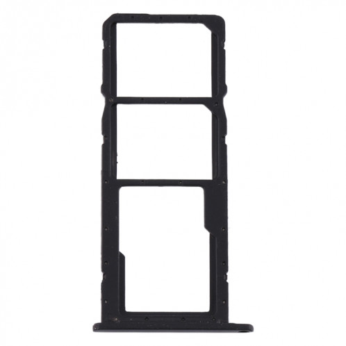 Plateau pour Carte SIM + Plateau pour Carte SIM + Plateau pour Carte Micro SD pour Huawei Y6s (2019) (Noir) SH588B899-04