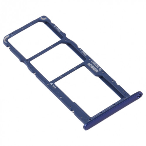 Plateau pour Carte SIM + Plateau pour Carte SIM + Plateau pour Carte Micro SD pour Huawei Y6 (2019) (Bleu) SH593L1712-04