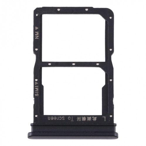 Plateau Carte SIM + Plateau Carte NM pour Huawei Y8p (Noir) SH594B927-04