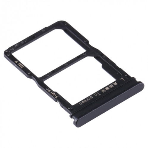 Plateau Carte SIM + Plateau Carte NM pour Huawei Y8p (Noir) SH594B927-04