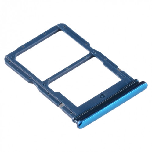 Plateau de la carte SIM + plateau de la carte NM pour Huawei Y8p (bleu) SH594L1747-04