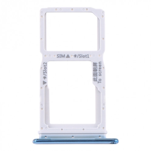Plateau pour carte SIM + plateau pour carte SIM / plateau pour carte Micro SD pour Huawei Enjoy Z 5G (Twilight) SH95JS154-04