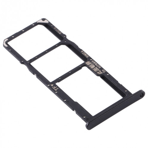 Plateau pour Carte SIM + Plateau pour Carte SIM + Plateau pour Carte Micro SD pour Huawei Y6p (Noir) SH597B1572-04