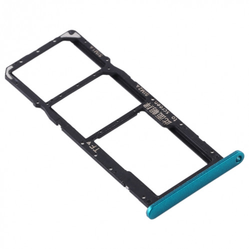 Plateau de la carte SIM + plateau de la carte SIM + plateau de la carte Micro SD pour Huawei Y6p (vert) SH597G765-04