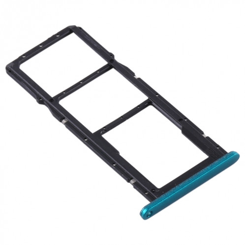 Plateau de la carte SIM + plateau de la carte SIM + plateau de la carte Micro SD pour Huawei Y6p (vert) SH597G765-04