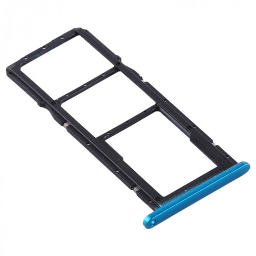 Plateau pour Carte SIM + Plateau pour Carte SIM + Plateau pour Carte Micro SD pour Huawei Y6p (Bleu) SH597L703-04