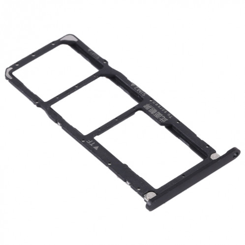 Plateau pour Carte SIM + Plateau pour Carte SIM + Plateau pour Carte Micro SD pour Huawei Enjoy Max (Noir) SH598B1121-04