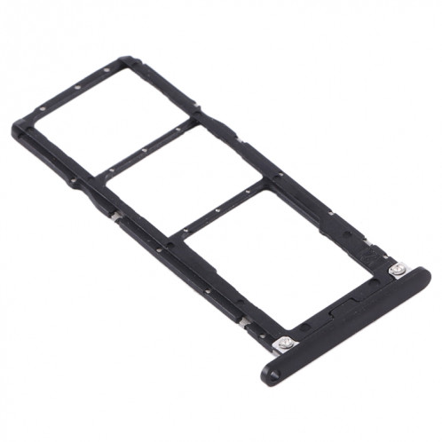 Plateau pour Carte SIM + Plateau pour Carte SIM + Plateau pour Carte Micro SD pour Huawei Enjoy Max (Noir) SH598B1121-04