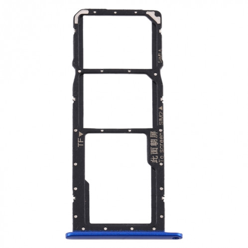 Plateau pour carte SIM + Plateau pour carte SIM + Plateau pour carte Micro SD pour Huawei Y8s (Bleu) SH599L580-04