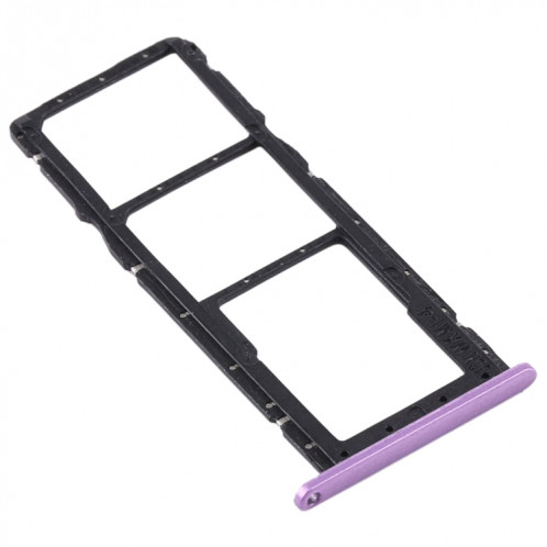 Plateau pour carte SIM + plateau pour carte SIM + plateau pour carte Micro SD pour Huawei Y8s (violet) SH599P1162-04